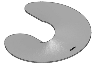 helipieux disque helicoidal 3d